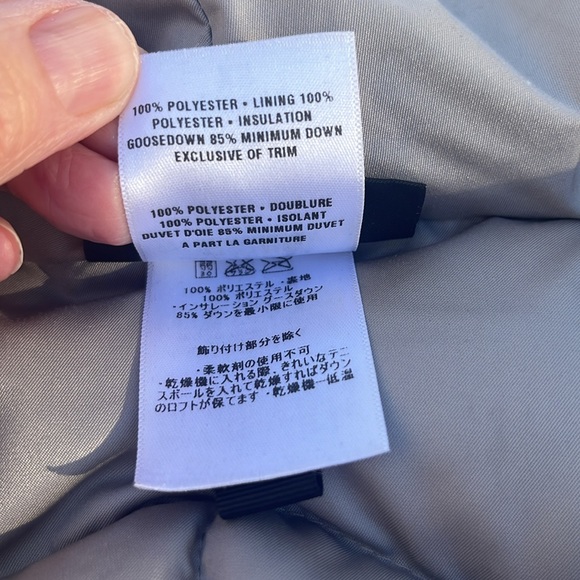 Patagonia goose down long jacket Size extra small inside large pocket outside - Picture 9 of 10